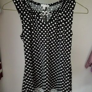 Polka dot blouse
